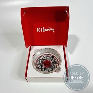 Keith Haring Circle CatchAll Snake People Premium Ashtray